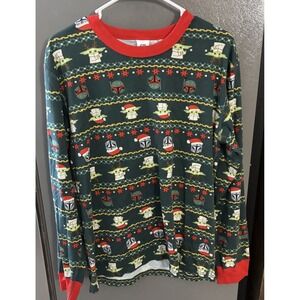 Hanna Andersson Pajama Top Adult Large Star Wars Christmas Holidays Tradition
